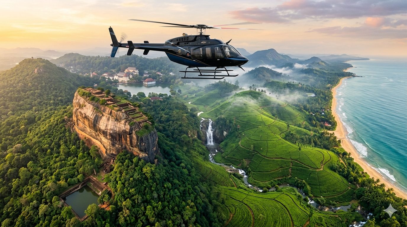 Crown of Serendib 15-Day Heli Itinerary